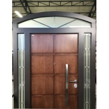 Сигурносна Врата со Три Светларник Коцки 3D
